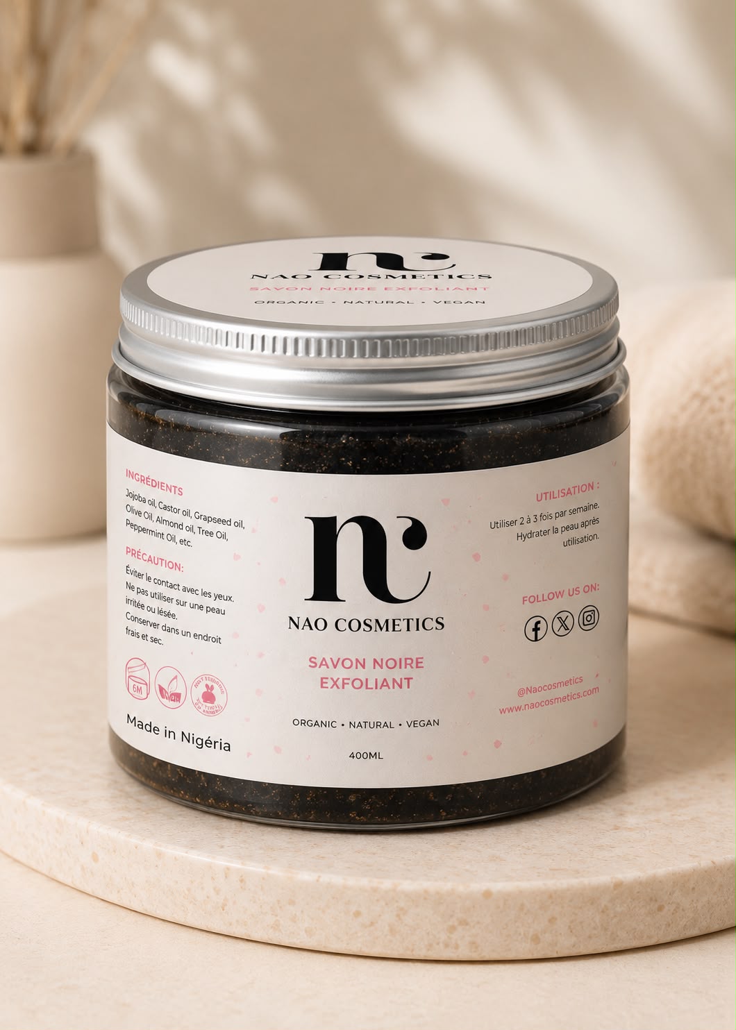 Savon Noire Exfoliant